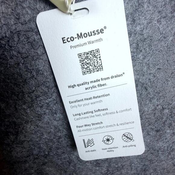 OGL Move Eco Mousse Crop Top Womens Medium Burnt Red Thermal Brushed Mock Neck - Picture 7 of 7